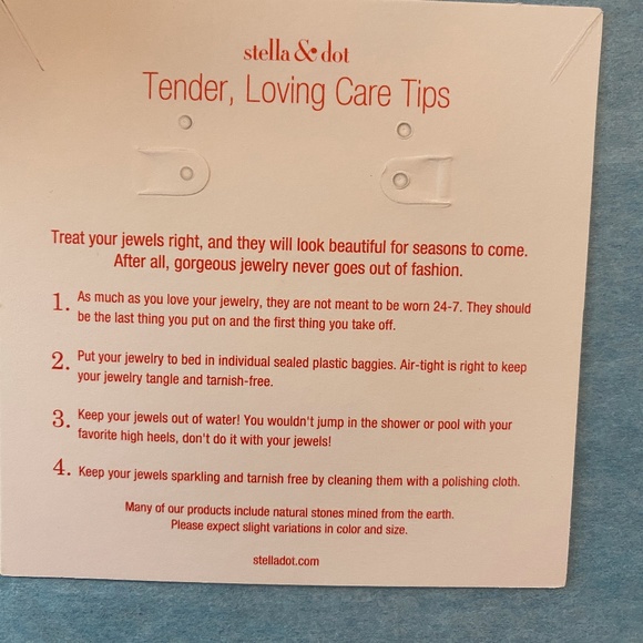 Stella & Dot NWOT Tri-Colored Necklace - Picture 11 of 12